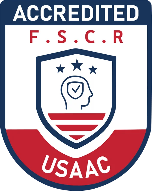 USAAC FSCA accredited badge