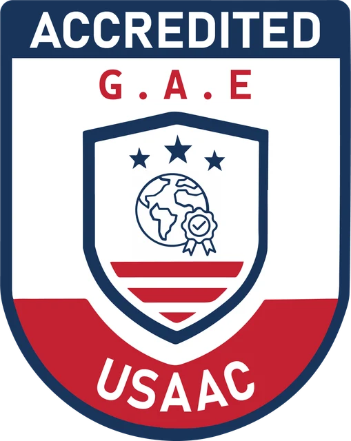 USAAC GAE accredited badge