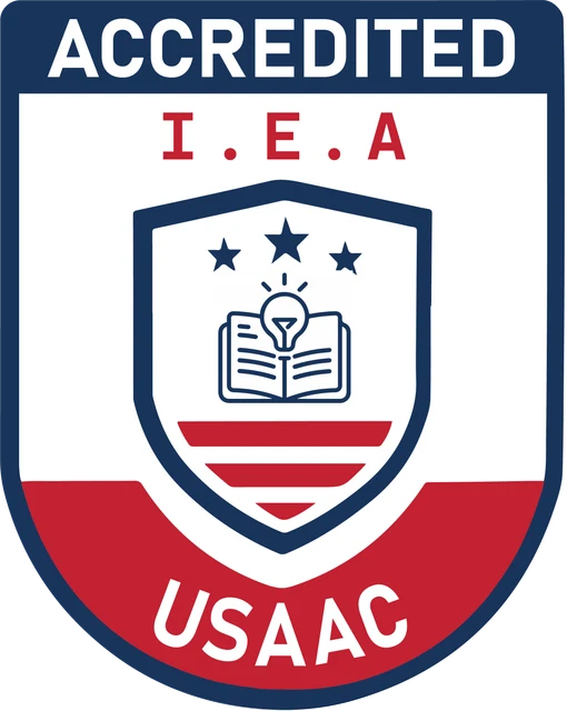 USAAC IEA accredited badge