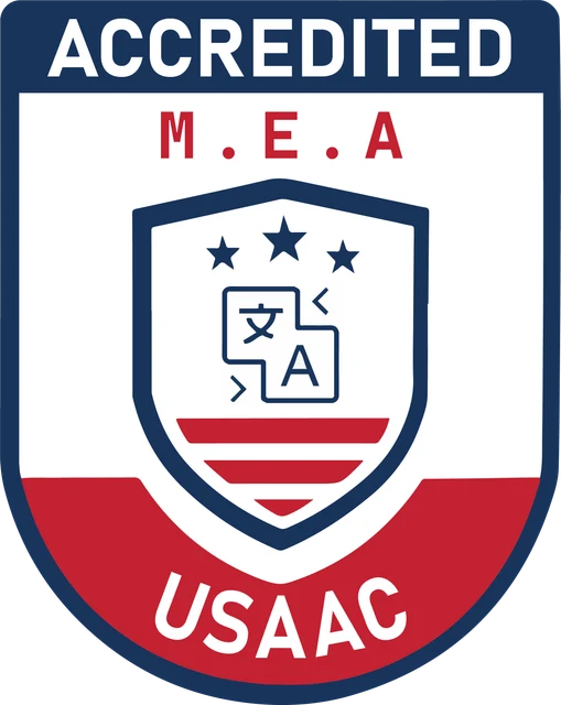 USAAC MEA accredited badge